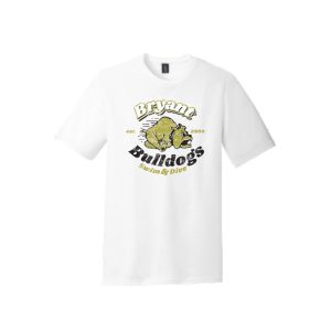 *MEN'S*Bryant Swimming & Diving SHORT Sleeve Tri Blend Tee in White