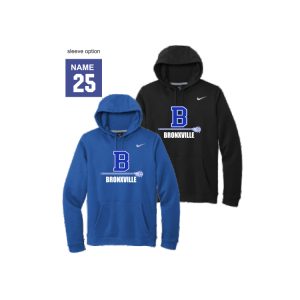 BYLA NIKE Team Club Fleece Hoody in Royal Blue or Black