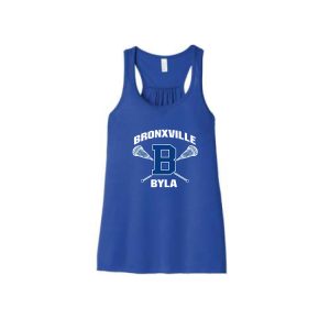 BYLA Girl's/Women's Racerback Tank Top in Royal Blue