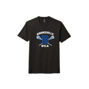 BYLA SHORT Sleeve Crew Neck Tri Blend Tee in Black