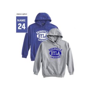BYLA Heavyweight Hoody in Royal Or Grey