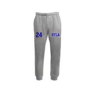 BYLA Heavyweight Fleece Joggers in Grey