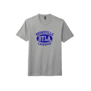 BYLA SHORT Sleeve Crew Neck Tri Blend Tee in Grey
