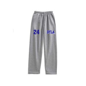 BYLA Heavyweight Fleece Sweatpants In Grey