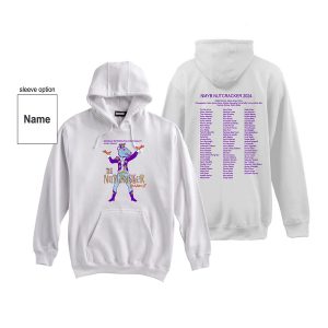 Limited Edition NMYB Nutcracker 2024 Heavyweight Cotton Hoody in White