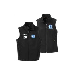 NEW COLOR *Great for Moms & Dads* Bronxville Lacrosse Puffer Vest in Black