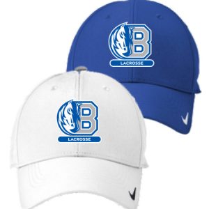 Bronxville Lacrosse NIKE Baseball Cap in Royal or White