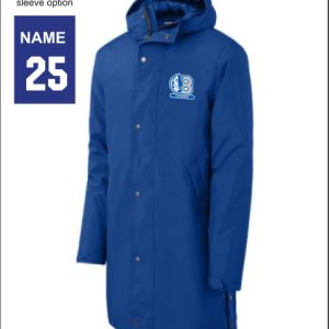 Bronxville Lacrosse Weatherproof Parka in Royal Blue