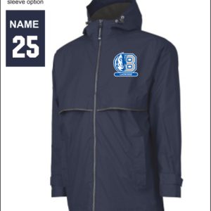 Bronxville Lacrosse New Englander Rain Jacket in Navy