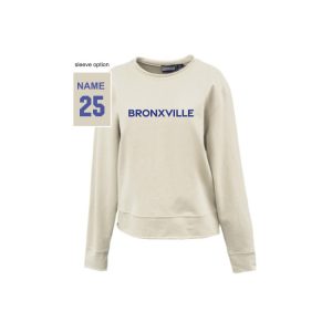 *Great for Moms* Bronxville Lacrosse Women's Roll Edge Crew in Cream
