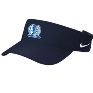 Bronxville Lacrosse NIKE Visor in Black