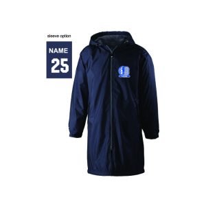 Bronxville Lacrosse Sideline Stadium Jacket in Navy