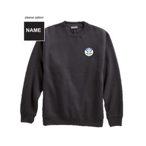 South Gulf Officials Heavyweight Crew Neck Sweatshirt in Black