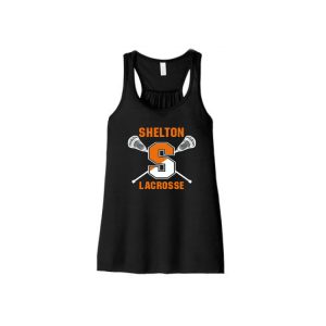 Shelton Youth Lacrosse Girl's/Women's Racerback Tank Top in Black