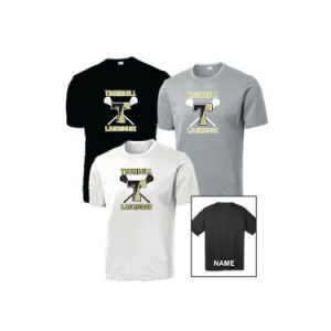 TYL SHORT Sleeve Shooting Shirt with PLAYER NAME in Black, White or Grey