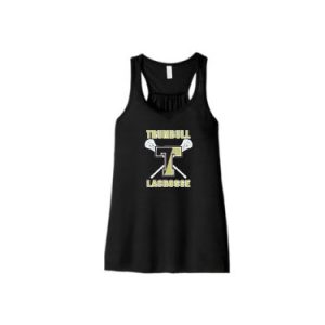 TYL Lacrosse Girl's/Women's Racerback Tank Top in Black