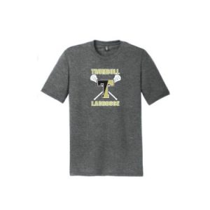 TYL SHORT Sleeve Crew Neck Tri Blend Tee in Grey
