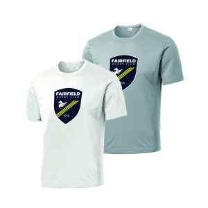 *NEW*Fairfield Rugby Club Short Sleeve Dri Fit Performance Shirt in Grey or White