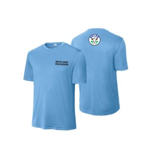 SGLOA SHORT Sleeve Wicking Tee in Carolina Blue