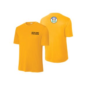 SGLOA SHORT Sleeve Wicking Tee in Gold