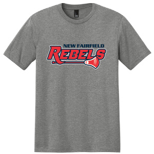 New Fairfield Rebels Lacrosse Lacrosse Short Sleeve Tri Blend Tee in Grey