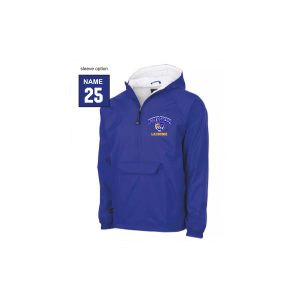 North Salem Youth Lacrosse LINED 1/4 Zip Pullover Team Jacket in Royal Blue
