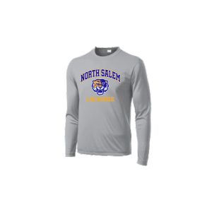 North Salem Youth Lacrosse LONG Sleeve Shooting Shirt in Grey