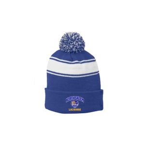 North Salem Youth Lacrosse Pom Pom Hat in Royal/White
