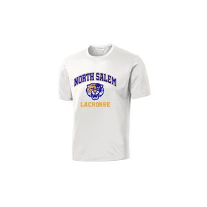 North Salem Youth Lacrosse SHORT Sleeve Shooting Shirt in White