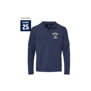 *NEW* Weston HS Men's Lacrosse ADIDAS Half Zip Anorak in Navy