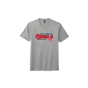 New Fairfield Rebels Lacrosse Lacrosse Short Sleeve Tri Blend Tee in Grey
