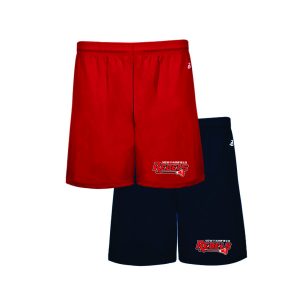 New Fairfield Rebels Lacrosse Practice Shorts in Red or Navy