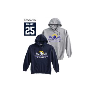 Weston Youth Lacrosse Heavyweight Hoody in Black or Grey