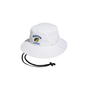 Weston HS Men's Lacrosse ADIDAS Bucket Hat in White