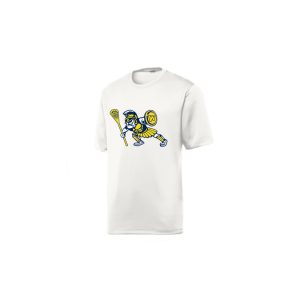 Weston H.S. Men's Lacrosse SHORT Sleeve Shooting Shirt with Number in White