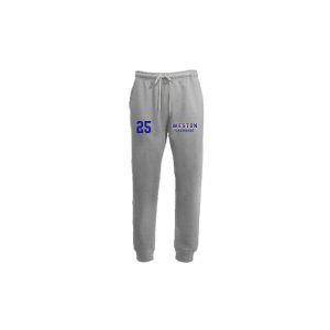 Weston Youth Lacrosse Heavyweight Fleece Joggers in Grey
