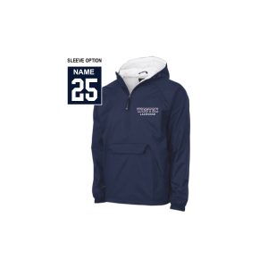 Weston Youth Lacrosse LINED 1/4 Zip Pullover Team Jacket in Navy