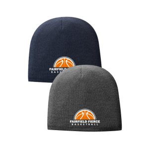 Fairfield Fierce Basketball LINED Beanie Hat in Grey or Navy