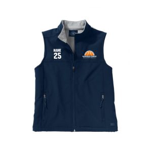**For Dads & Moms** Fairfield Fierce Basketball Soft Shell Vest in Navy
