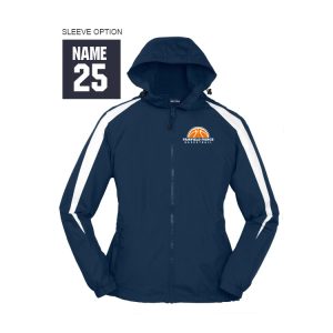 Fairfield Fierce Basketball LINED Full Zip Team Jacket in Navy