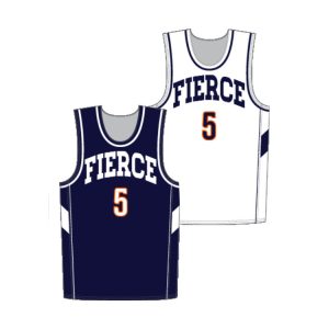 Fairfield Fierce Basketball Team Sublimated Reversible Game Jersey