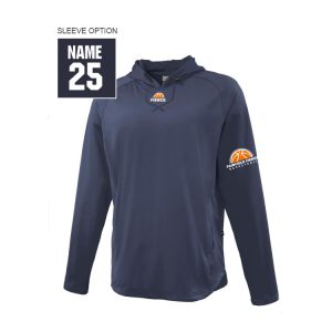 Fairfield Fierce Basketball Wicking Performance Hoody in Navy