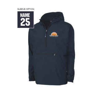 Fairfield Fierce Basketball Lightweight UNLINED Team Windbreaker in Navy