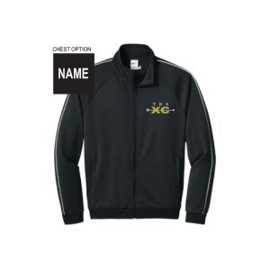 Trumbull Cross Country NIKE Unisex Track Jacket in Black