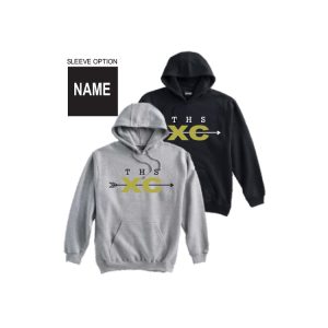 Trumbull Cross Country Heavyweight Hoody in Black or Grey