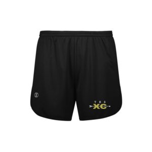 Trumbull Cross Country Men's Wicking Track Shorts in Black