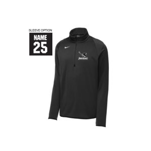 Providence Lacrosse NIKE Unisex Therma Fit Quarter Zip Pullover in Black