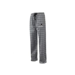 Providence Lacrosse Unisex Soft Flannel Pajama Pants in Black/White/Grey Plaid