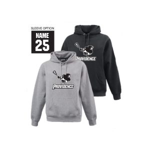 Providence Lacrosse Unisex SUPER Heavyweight 13 oz Hoody in Black or Grey