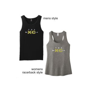 Trumbull Cross Country Cotton Tank Top in Black or Grey